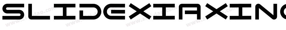 Slidexiaxing Regular字体转换